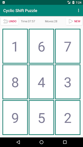 CSP - Cyclic Shift Puzzle Screen 3