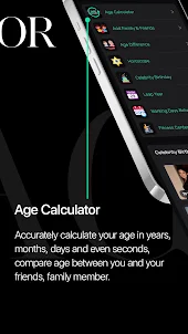 Age Calculator : Date of Birth