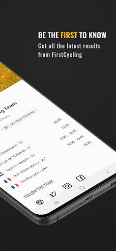 Screenshot of FirstCycling