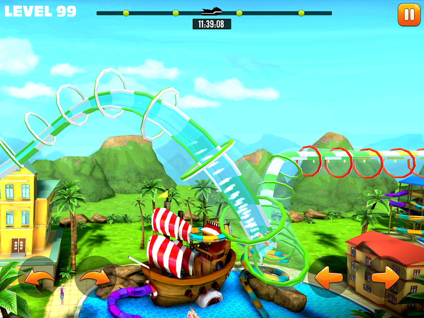 Captura de Pantalla 22 Waterslide Racing Stunt Game android