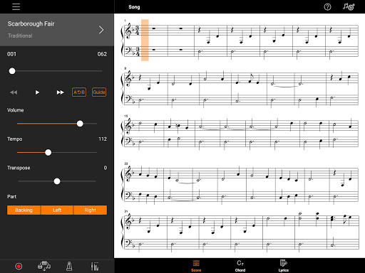 Screenshot of Smart Pianist