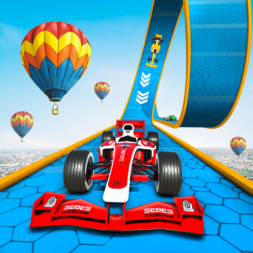方程式賽車特技3D – GT賽車：大型坡道遊戲