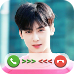 Cover Image of Télécharger Cha Eun Woo Astro Call You Fake Call For WA 1.1 APK