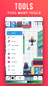 Screenshot 6 Pixilart - Make Pixel Art android