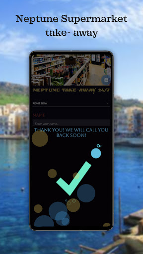 Android application Neptune TakeAway screenshort