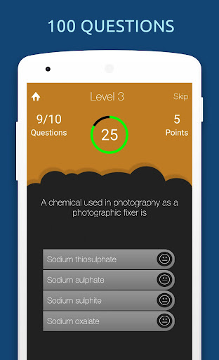 Chemistry Quiz Test Trivia Screen 3