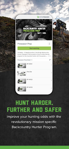 Screenshot of MTNTOUGH: Home & Gym Workouts