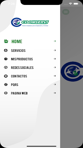 Android application Coomservi screenshort