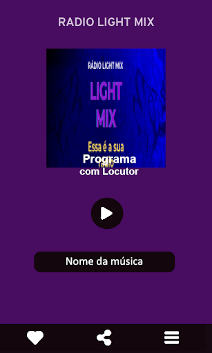 Rádio Light Mix Screen 2