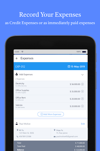 Screenshot of Accounting Bookkeeping