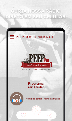 PeepFM Web Rock Radio Screen 2
