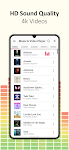 screenshot of pureBass MP3 Player and Alarm