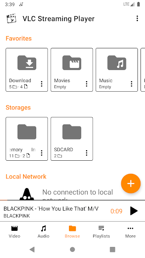 streaming video player For VLC Screen 2