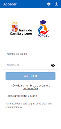 Android application FOPCYL screenshort