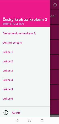 Android application ČKzK2 offline screenshort