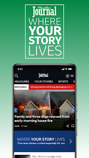 Android application Muscatine Journal screenshort