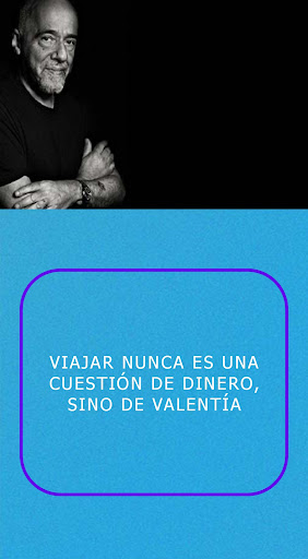 Android application Paulo Coelho frases screenshort