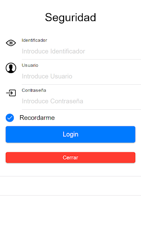 Android application ST-Fichajes screenshort