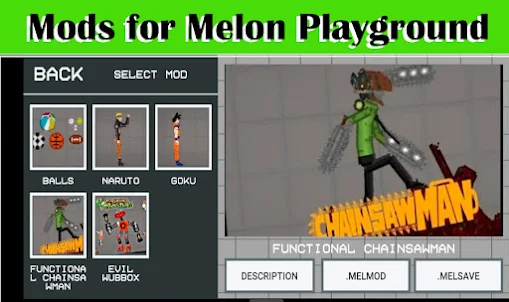 Mods & Addons Melon Playground