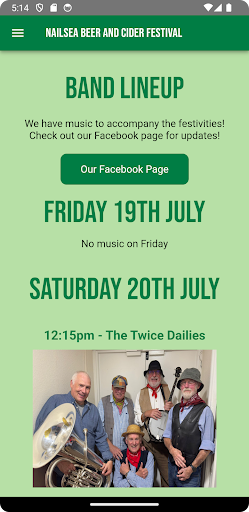 Nailsea Beer & Cider Festival Screen 3