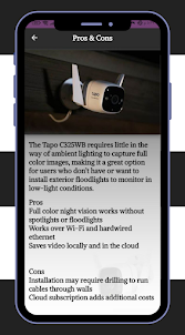 Tapo ColorPro Camera Guide