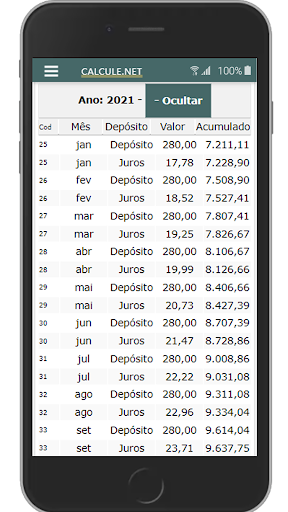 Calculadora de FGTS Screen 3