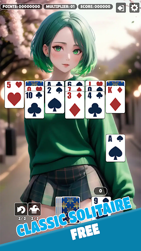 Android application Sexy Solitaire Card Game screenshort