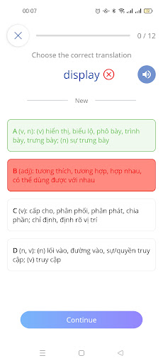 TOEIC Vocabulary Screen 3