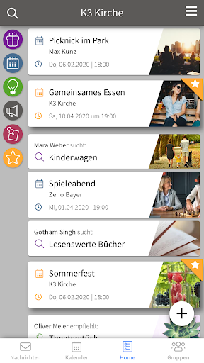 Android application K3 Kirche screenshort