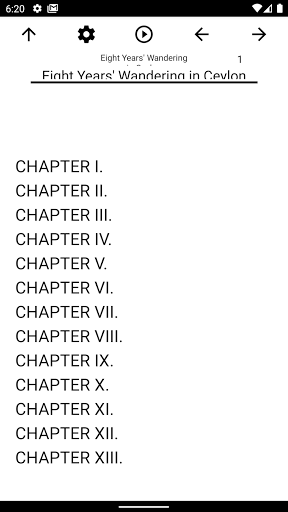 Android application Book, Eight Years' Wandering i screenshort