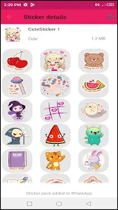 Cute Stickers For WhatsApp