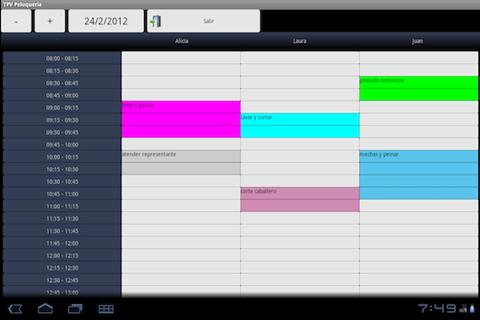 TPV-POS Hairdresser Peluqueria Screen 3