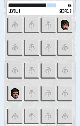 Mandalorian Memory Game Screen 3