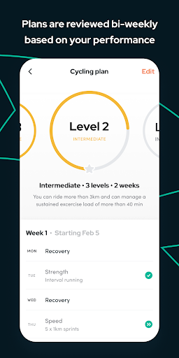 Screenshot of Cycling Diet