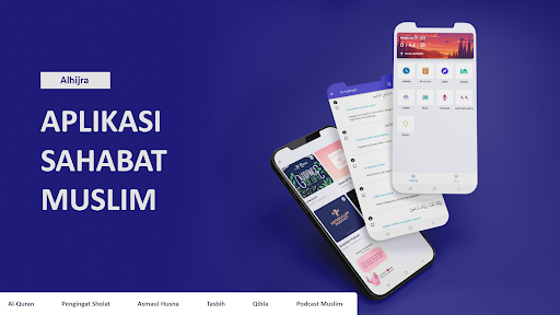 Android application Alhijra - Adzan, Quran, Muslim screenshort