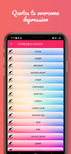 Android application Motivational Quotes & Sayings screenshort