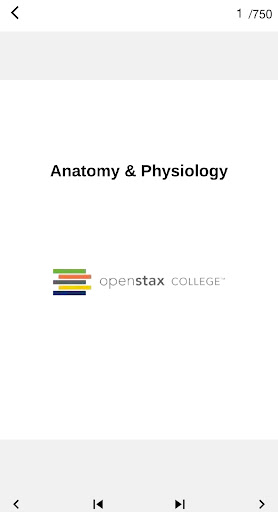 Android application Book Anatomy and physiology screenshort