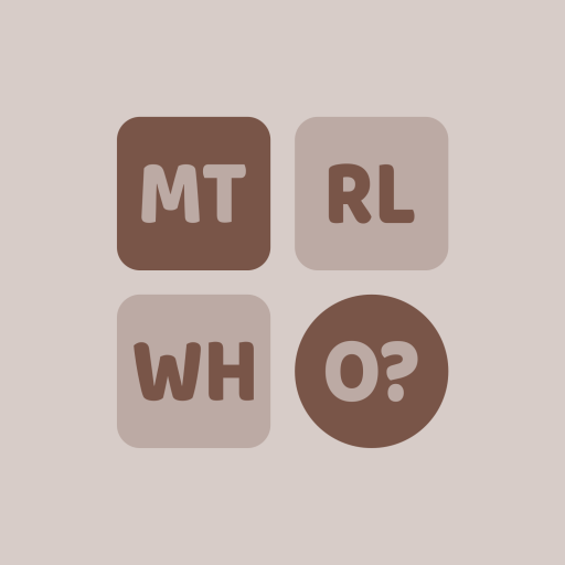 MaterialWho for KWGT logo