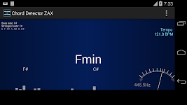 screenshot of Chord Detector ZAX