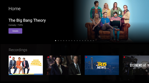 Screenshot of Rainier Connect Stream TV