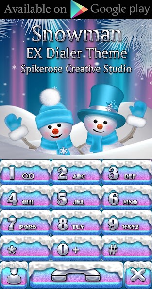 Snowman theme banner