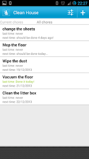 Clean House - chores schedule Screenshot