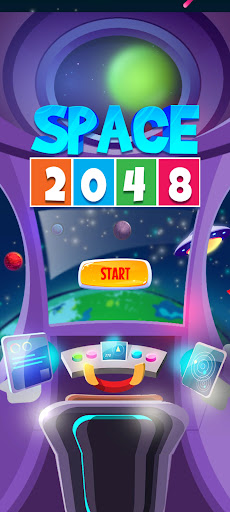 Android application Space 2048 screenshort