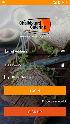 Chalkboard Catering Screen 2