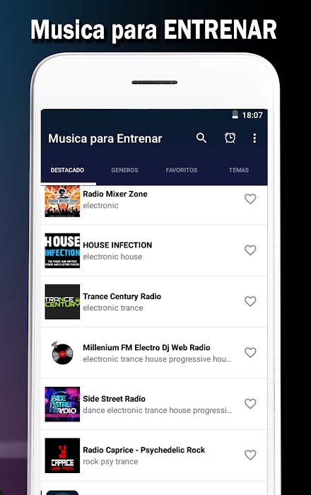Music for Training Screen 2