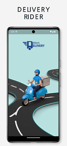 Android application Click4Delivery Rider screenshort