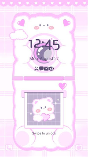 Pink Bear - Wallpaper Screen 2