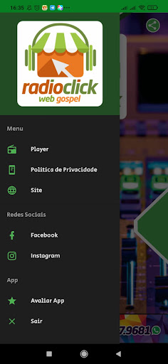 Rádio Click Screen 2