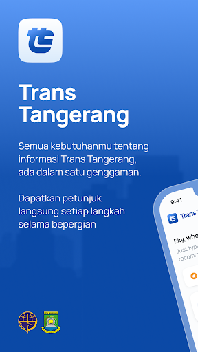 Android application Trans Tangerang Tayo screenshort