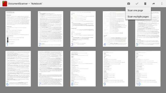 DocumentScanner Ekran görüntüsü